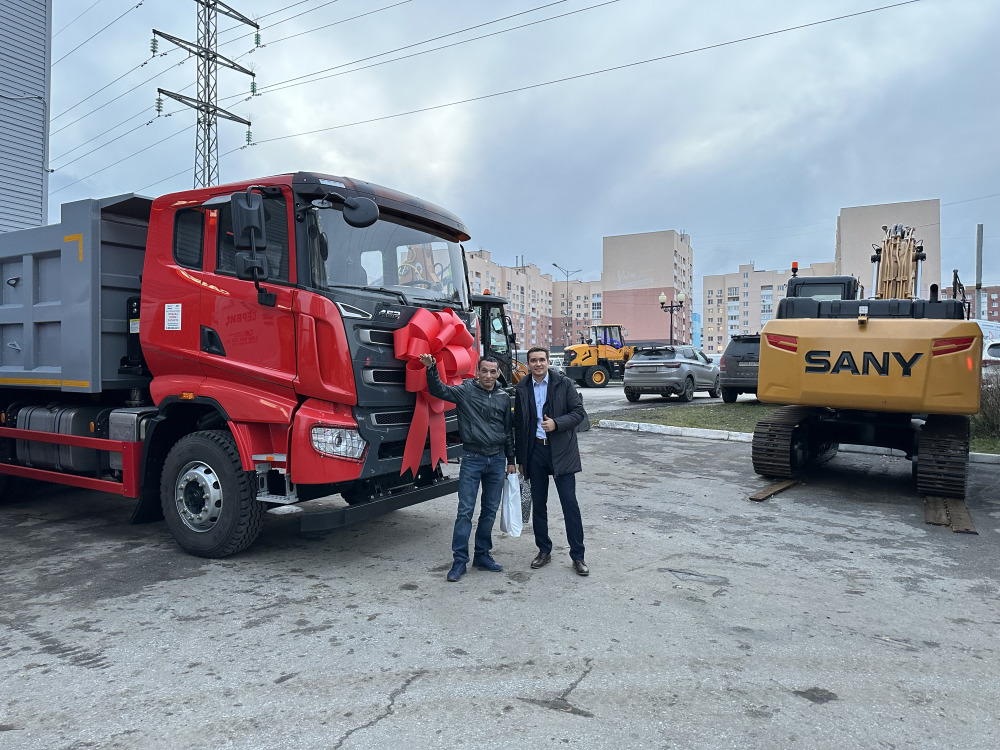 Отгрузка Самосвала SANY SYZ320c 8s v