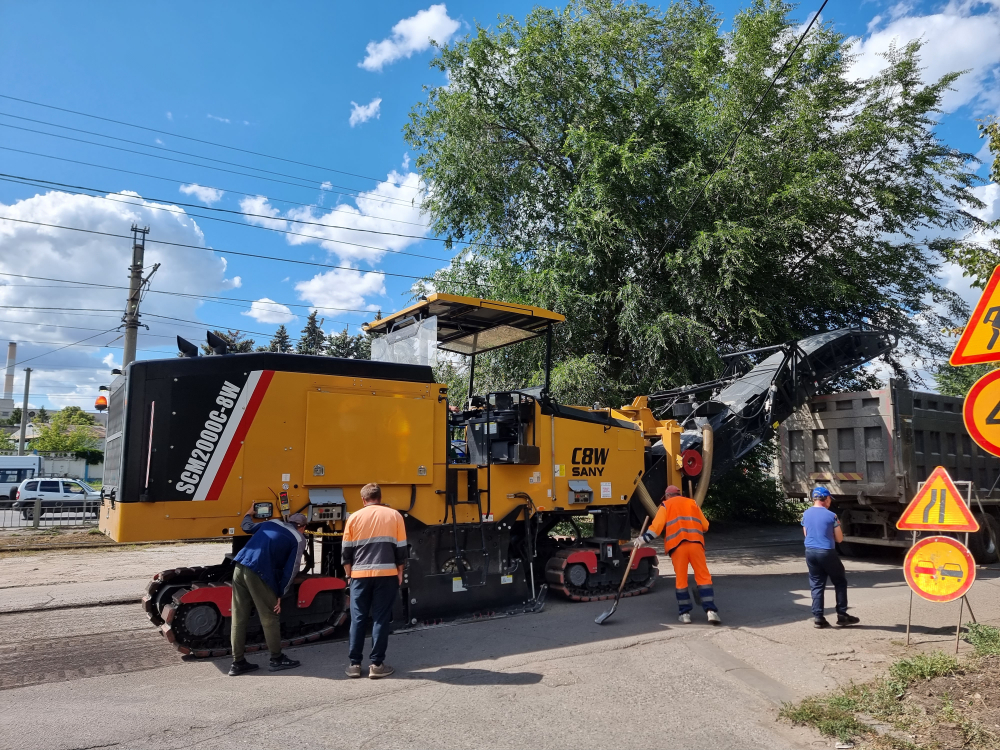 Отгрузили, настроили и в работу Дорожная фреза SANY SCM2000C-8W