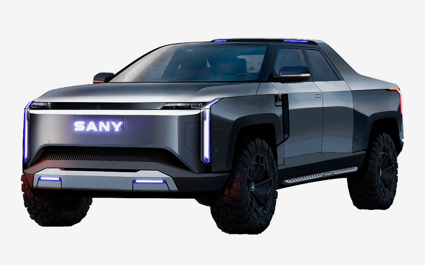 Sany готовит "убийцу" для Tesla Cybertruck.